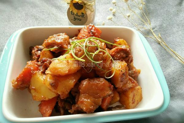土豆烧鸡的做法图解10