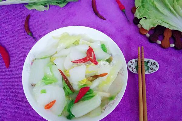 辣炒水白菜的做法图解6