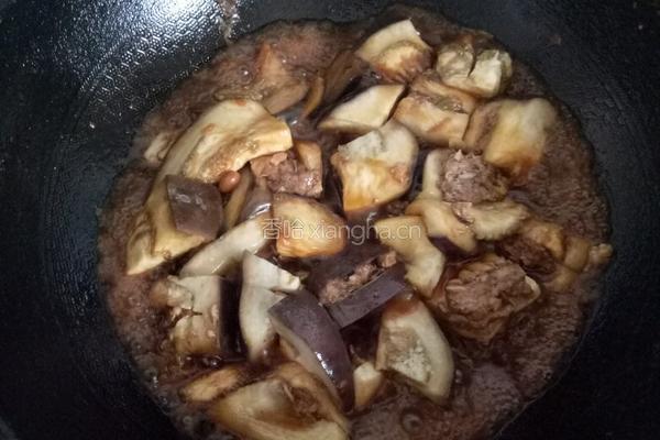 茄子酿肉的做法图解5
