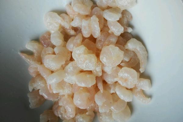 虾仁炒莼菜的做法图解4