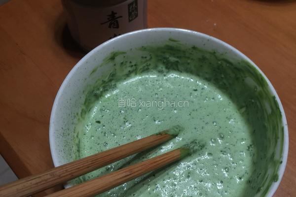 抹茶生巧克力的做法图解1