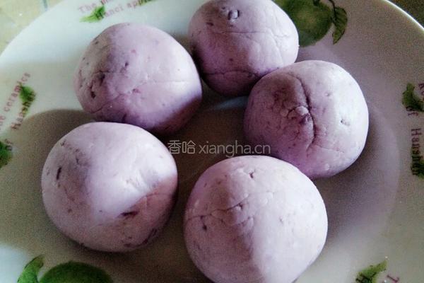 紫薯麻球的做法图解7