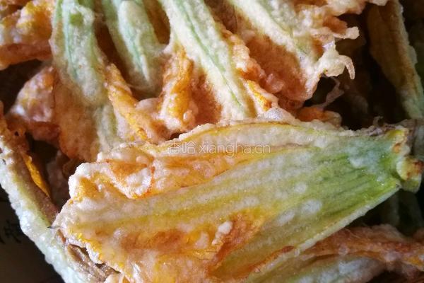 香炸南瓜花的做法图解14