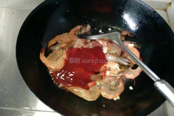 茄汁大虾的做法图解8