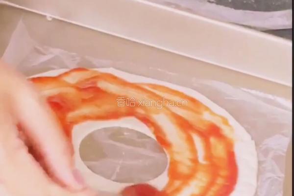 快手培根披萨的做法图解5