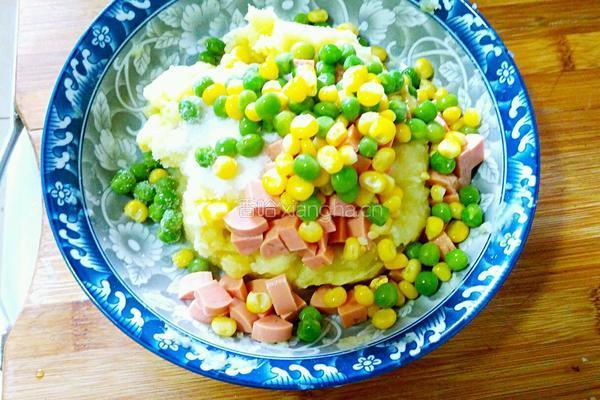 椰香土豆球的做法图解11