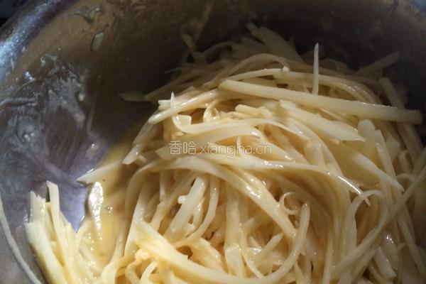 香煎土豆丝饼的做法图解3