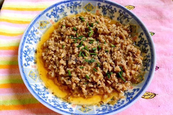 冬菇肉饼的做法图解4