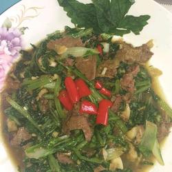 小白菜回勺牛肉的做法[图]