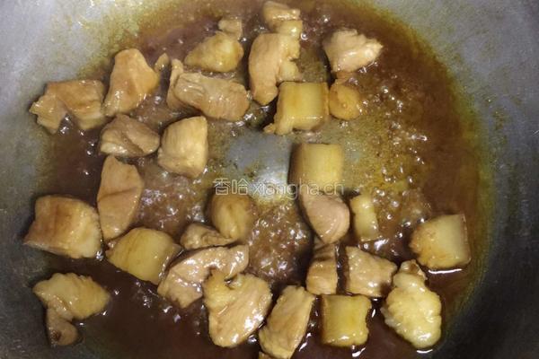 红烧肉炖藕的做法图解6