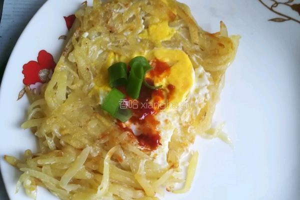 土豆丝太阳煎蛋的做法图解10