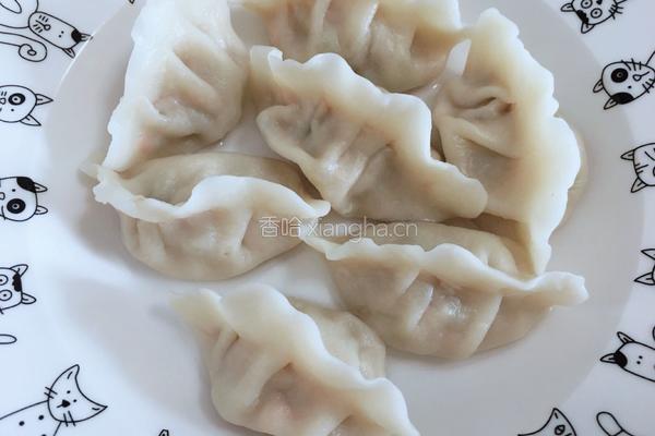 水饺-猪肉芹菜胡萝卜馅儿的做法图解9