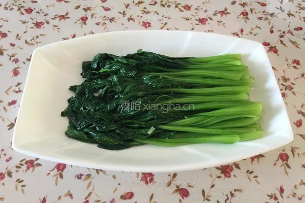 香菇油菜的做法图解5