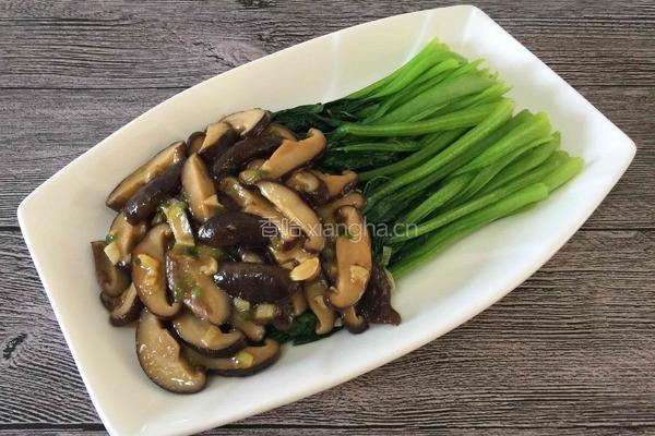 香菇油菜的做法图解8