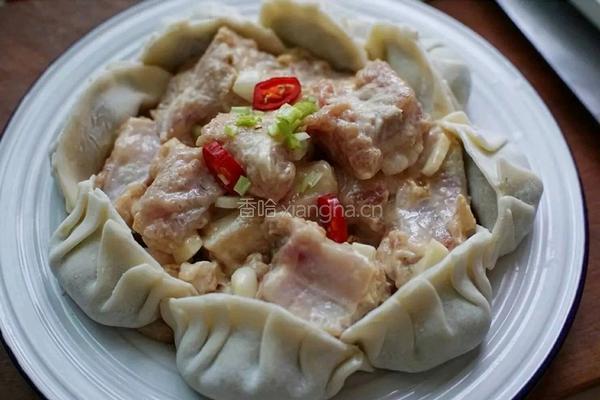 排骨蒸饺的做法图解4