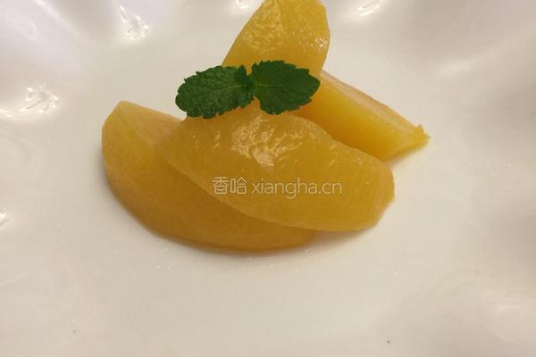 黄桃罐头的做法图解5