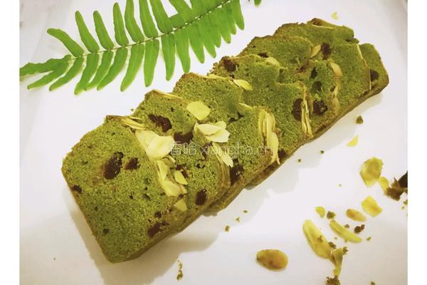 干果（蔓越莓）抹茶磅蛋糕的做法图解10