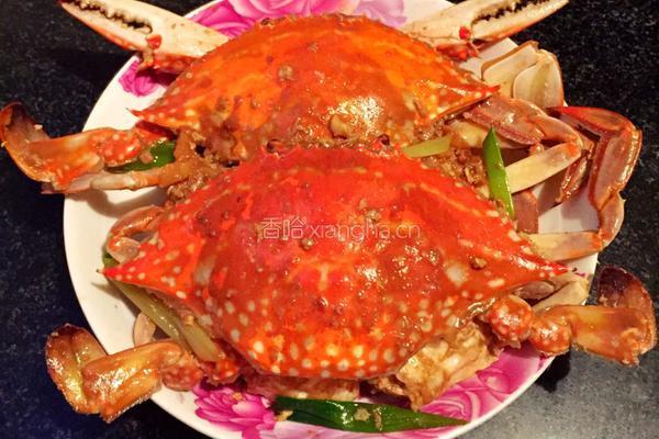 家常味炒螃蟹的做法图解1