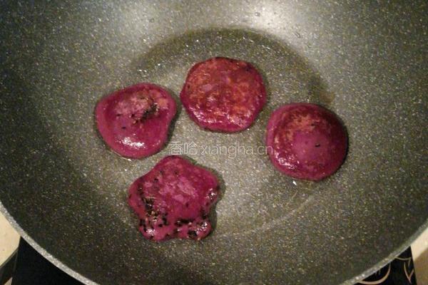 梅花紫薯饼的做法图解5