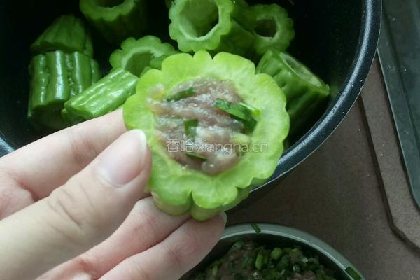 酿苦瓜的做法图解5