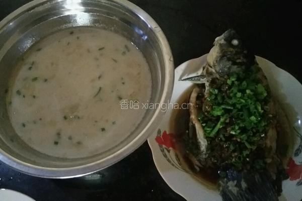 鲫鱼汤（一鱼两吃）