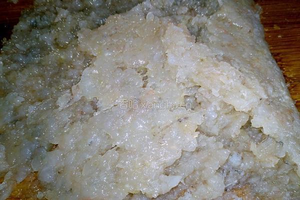 香煎虾饼的做法图解4