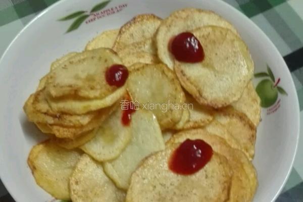 自制无添加孜然薯片的做法图解5