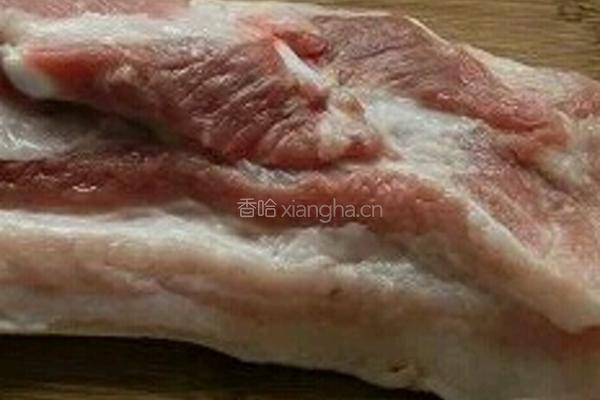 芽菜烧白的做法图解1