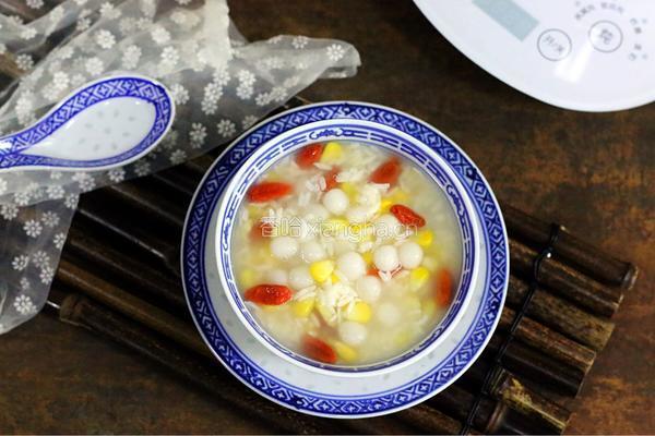 玉米圆子甜酒酿的做法图解16