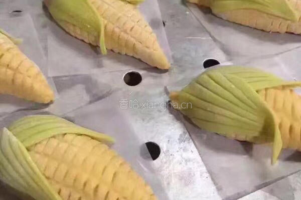 玉米流心包的做法图解5