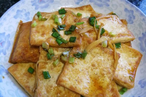 葱烧豆腐的做法图解6