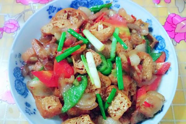 油豆腐回锅肉的做法图解9