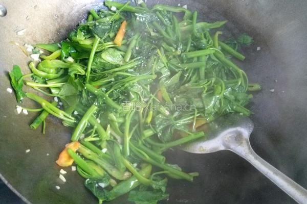 辣炒空心菜的做法图解8