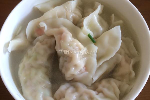 韭黄鸡蛋虾仁猪肉水饺的做法图解5