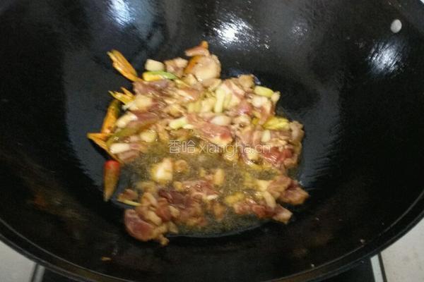 莲菜炒肉的做法图解6