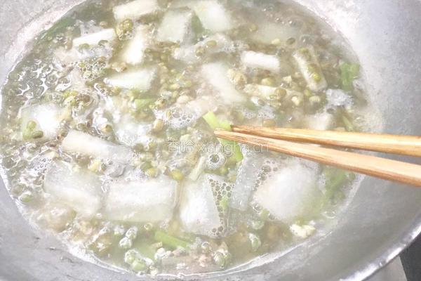 冬瓜绿豆汤的做法图解7