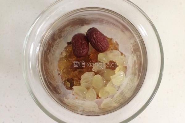 桃胶雪燕皂角米羹的做法图解5