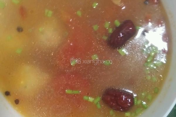 番茄丸子汤的做法图解7