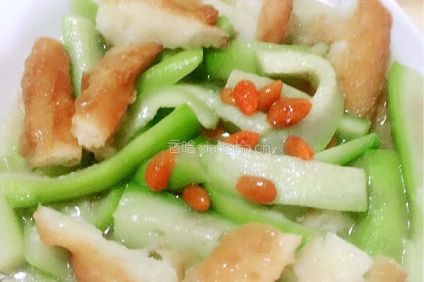油条丝瓜的做法图解8