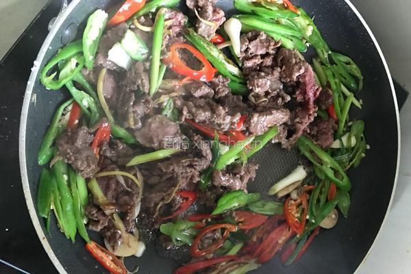 小炒牛肉的做法图解6