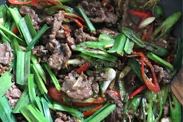 小炒牛肉的做法图解7
