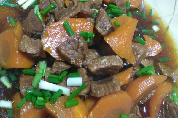 胡萝卜炖牛肉的做法图解6