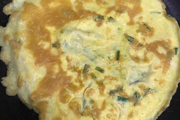韭菜鸡蛋饼的做法图解8