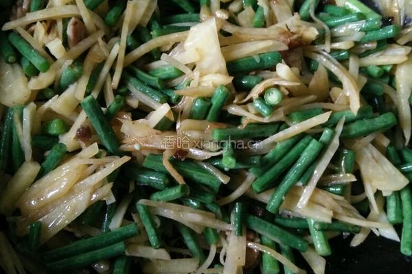 豇豆土豆丝的做法图解4