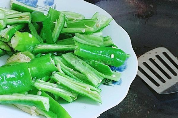 虎皮青椒五花肉的做法图解5