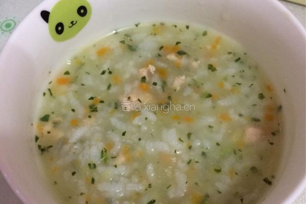 果蔬海鲜粥的做法图解8