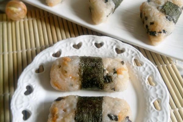 肉松鸡腿饭团的做法图解8