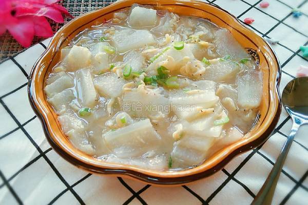 冬瓜虾皮汤的做法图解7