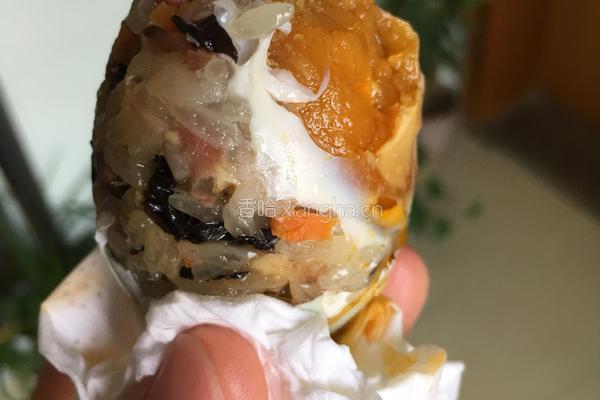 金屋藏娇（咸蛋糯米）的做法图解5