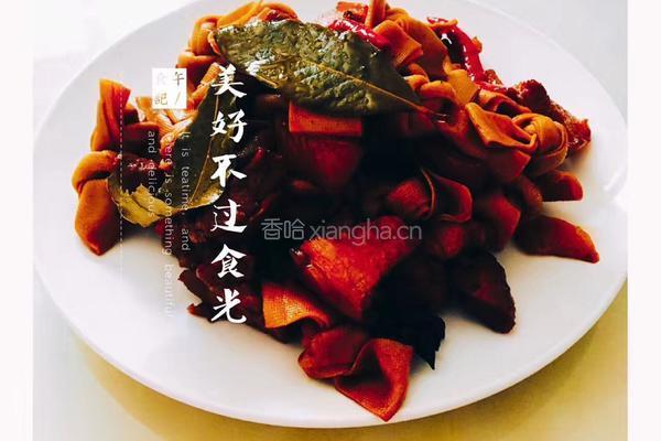 千张结烧肉的做法图解6
